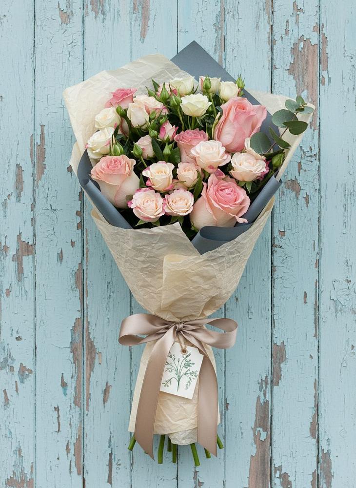 Букет цветов из: Розы в Талах