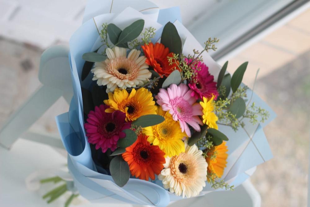 Букет цветов из: Герберы в Талах