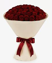 Букет 101 Бордовая роза Блэк Бакарра в Талах