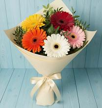 Букет цветов из:  Герберы в Талах