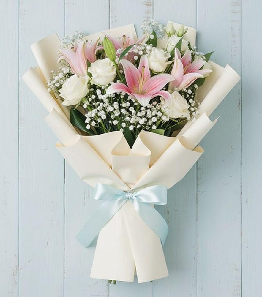 Букет цветов из: Лилии в Талах