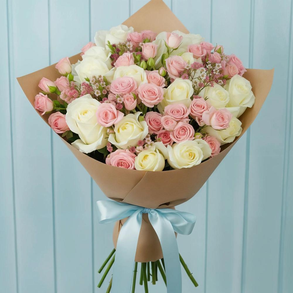 Букет цветов из: Розы в Талах