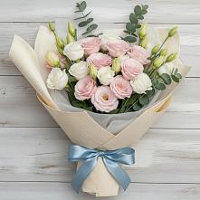 Букет цветов из:  Лизиантусы в Талах