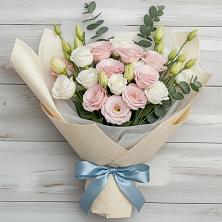 Букет цветов из:  Лизиантусы в Талах