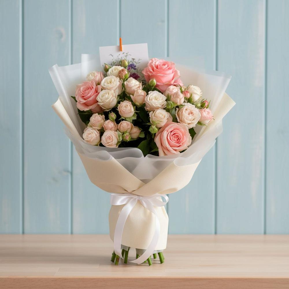 Букет цветов из: Розы в Талах