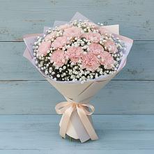 Букет цветов из:  Гвоздики #REPLACE_PRED# Талах