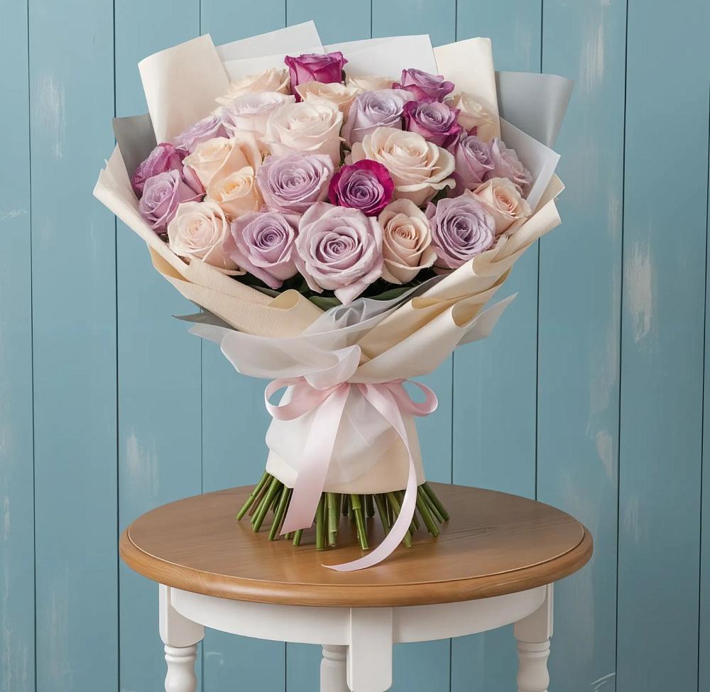 Букет цветов из: Розы в Талах