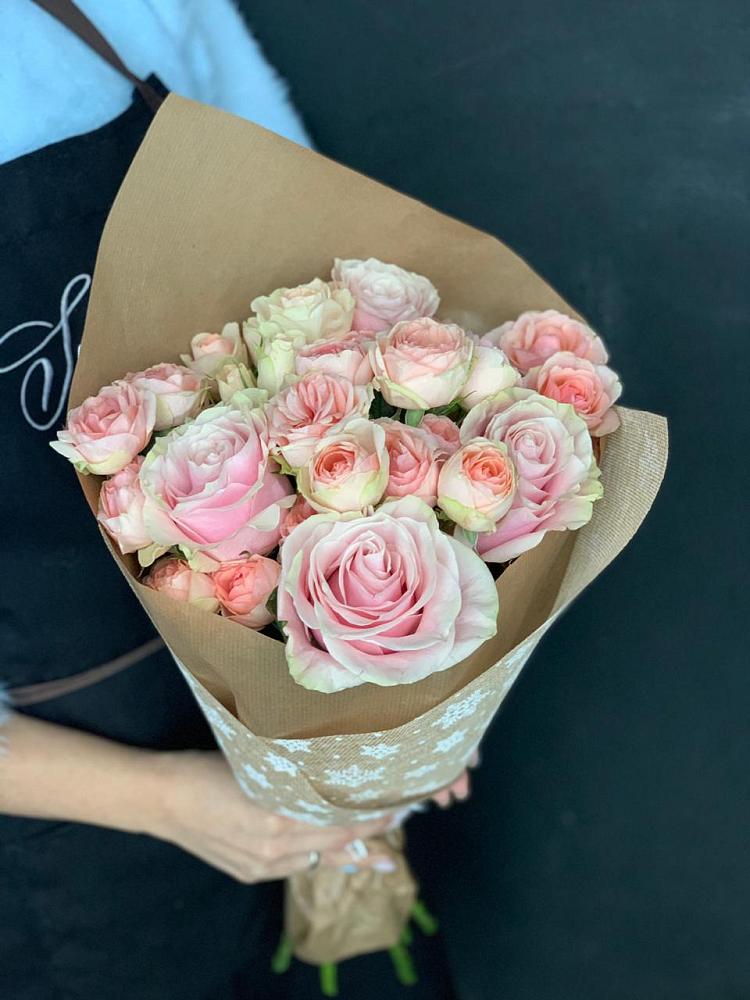 Букет цветов из: Хризантемы и Розы в Талах