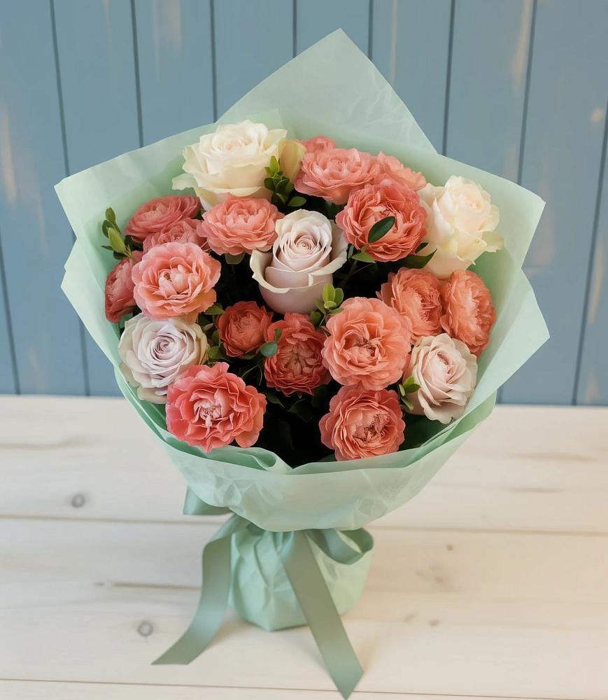 Букет цветов из: Розы в Талах