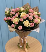 Букет цветов из:  Розы в Талах