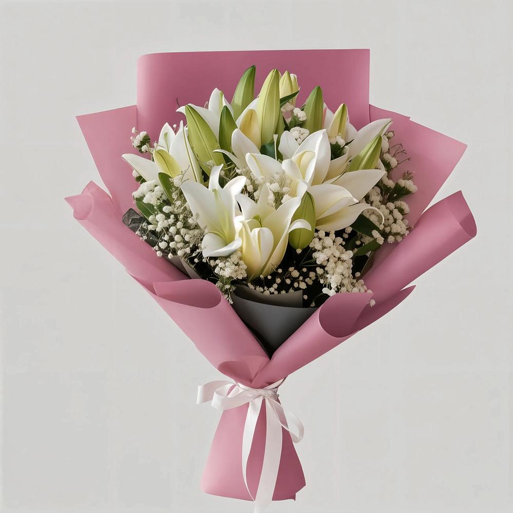 Букет цветов из: Лилии в Талах