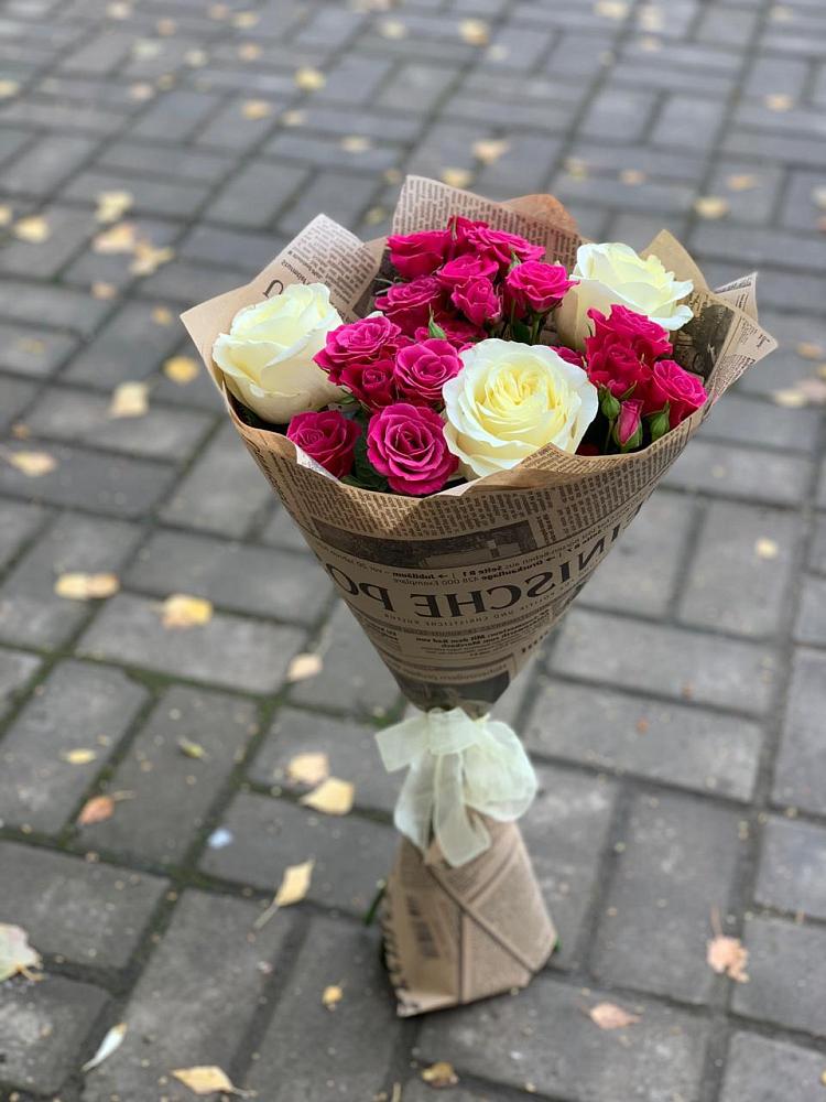 Букет цветов из: Розы в Талах