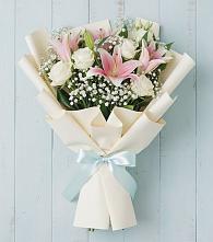 Букет цветов из:  Лилии в Талах